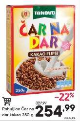 Pahuljice Čar na dar kakao 250 g