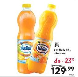 Sok Hello 1.5 l više vrsta
