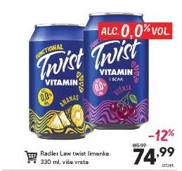 Radler Law twist limenka