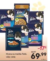 Hrana za mačke Felix, više vrsta