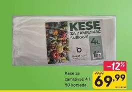 Kese za zamrzivač 4 l