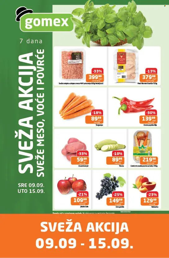 Gomex katalog - 09.09.2026 - 15.09.2026. Stranica 1