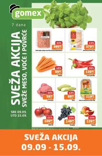 Gomex katalog - 09.09.2026 - 15.09.2026.