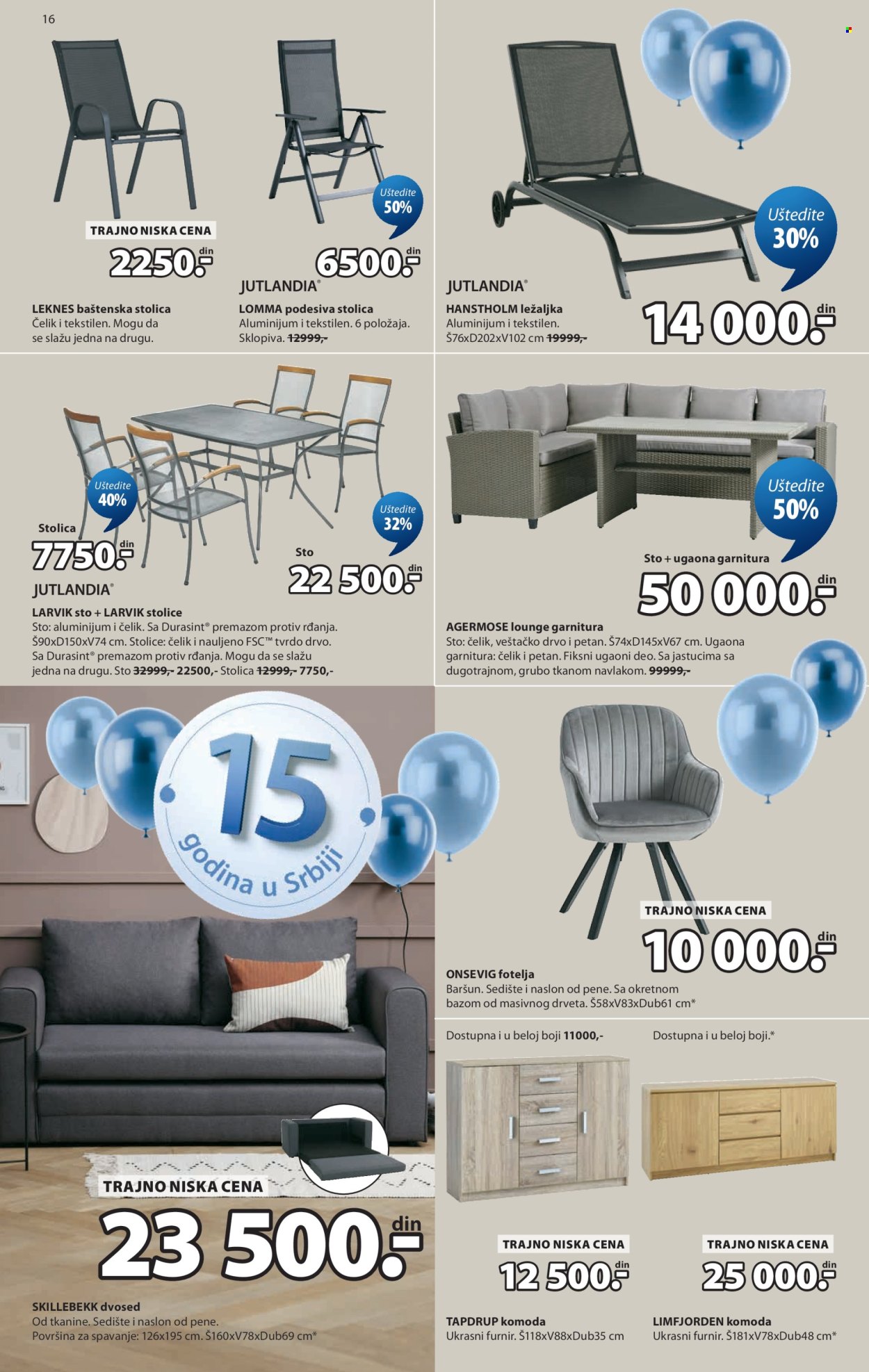 JYSK katalog - 09.09.2026 - 13.10.2026. Stranica 16