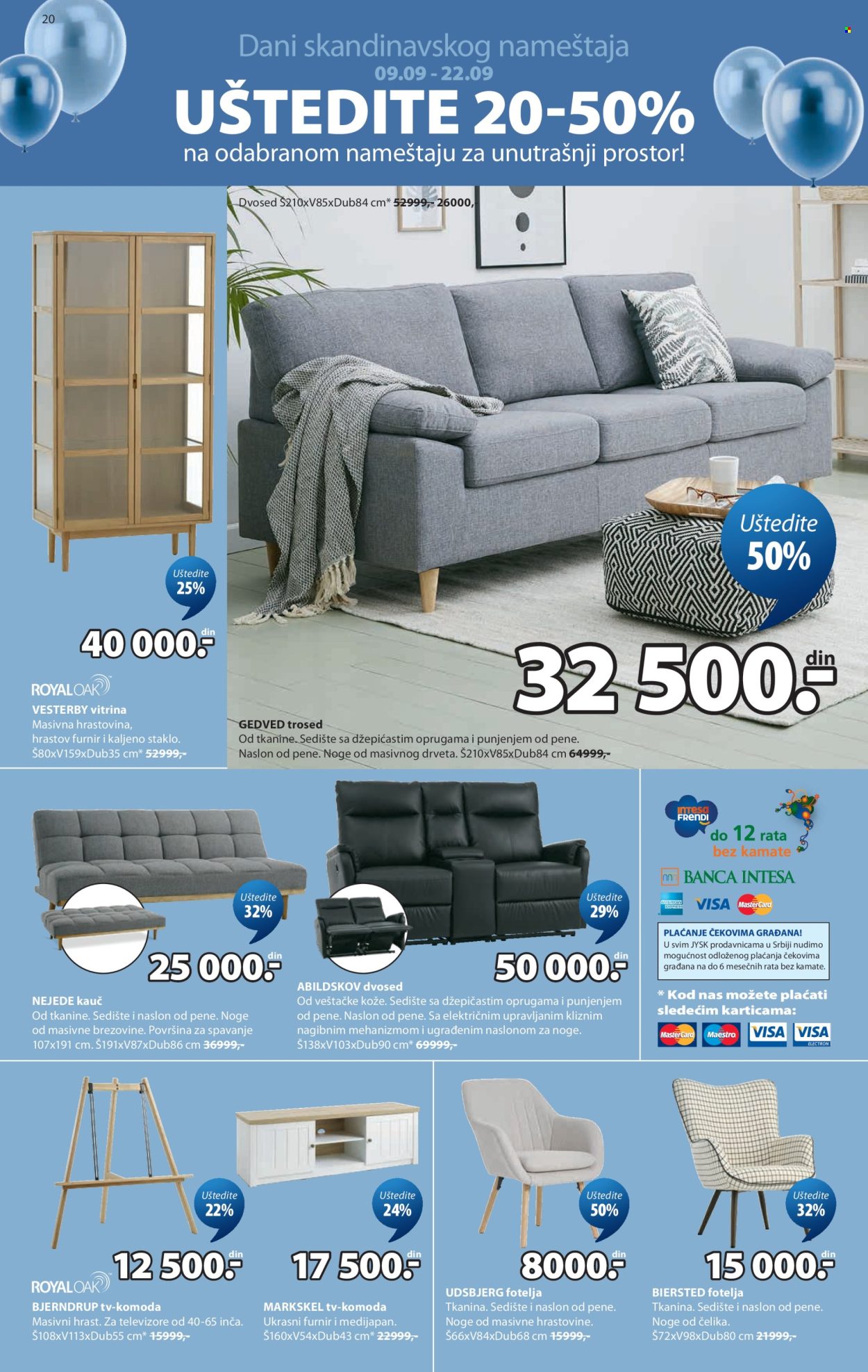 JYSK katalog - 09.09.2026 - 13.10.2026. Stranica 20