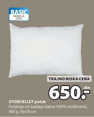 STORFJELLET jastuk
