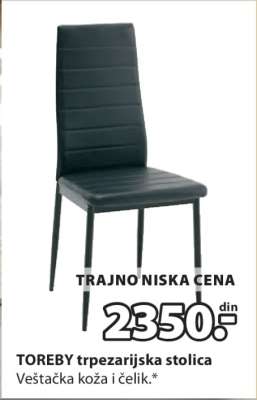 TOREBY TRPEZARIJSKA STOLICA