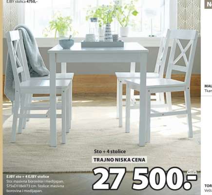EJBY STO + 4 EJBY STOLICE