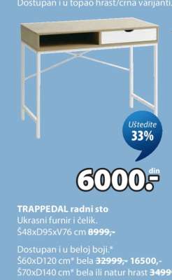 TRAPPEDAL RADNI STO