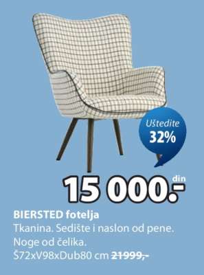 BIERSTED fotelja