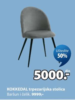 KOKKEDAL TRPEZARIJSKA STOLICA