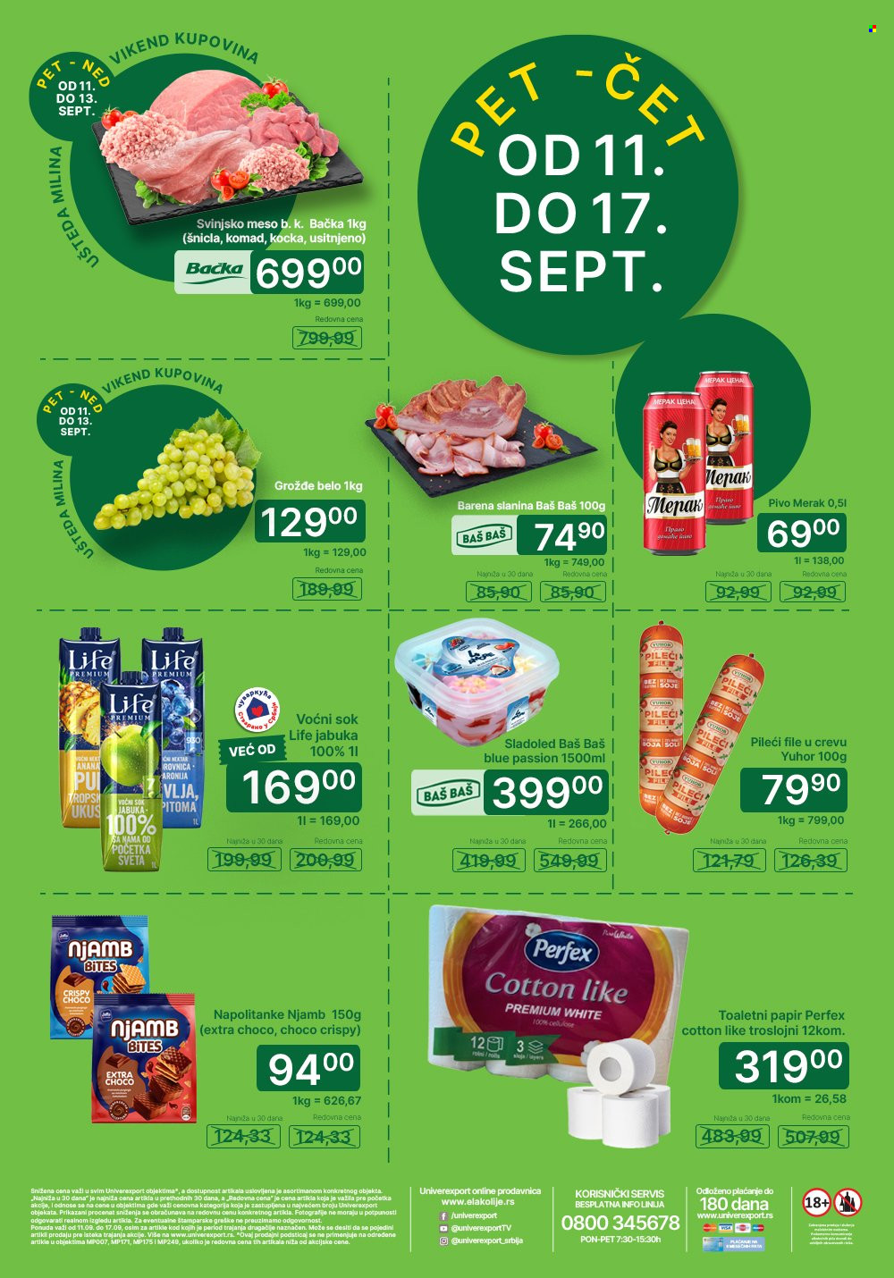 Univerexport katalog - 11.09.2026 - 17.09.2026. Stranica 1