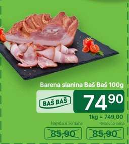 Barena slanina Baš Baš 100g