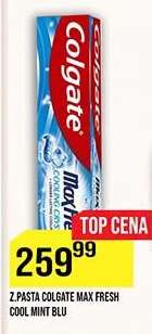 Z.PASTA COLGATE MAX FRESH COOL MINT BLU
