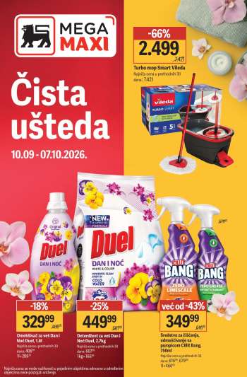 Mega Maxi katalog - 10.09.2026 - 07.10.2026.