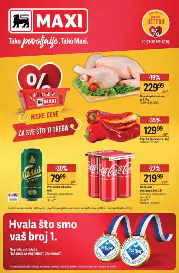 Maxi katalog - 10.09.2026 - 30.09.2026.