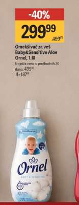 Omekšivač za veš Baby&Sensitive Aloe Ornel, 1.6l