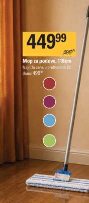 Mop za podove, 118cm