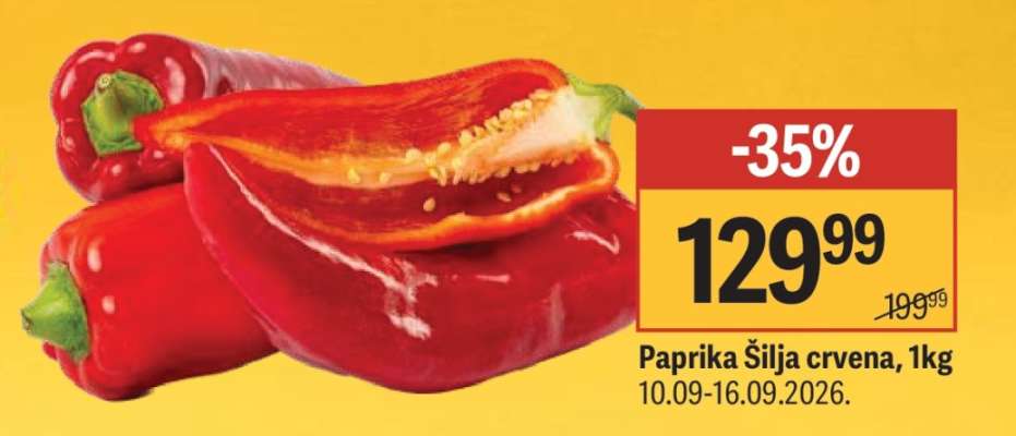 Paprika šilja crvena , 1kg
