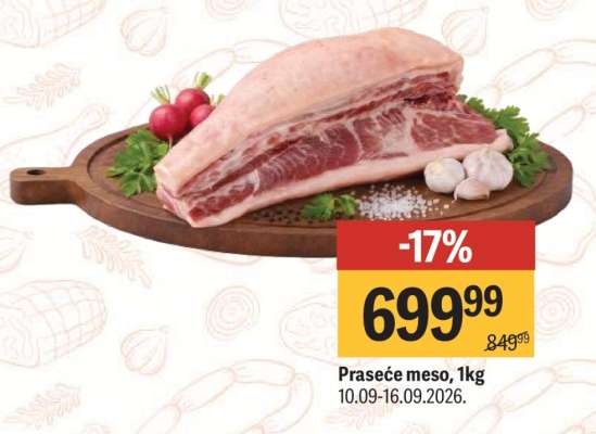 Prasečí maso, 1kg