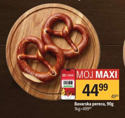 Bavarska pereca, 90g