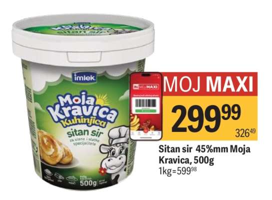 Sitan sir 45 mm Moja kravica 500g