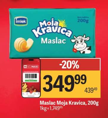 Maslac Moja Kravica 200g