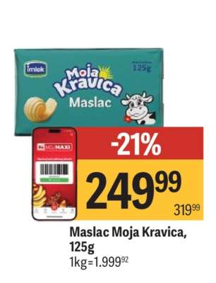Maslac Moja Kravica 125g