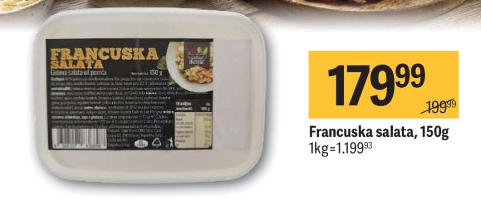 Francuska salata, 150g