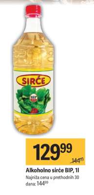 Alkoholno sirće BIP, 1l