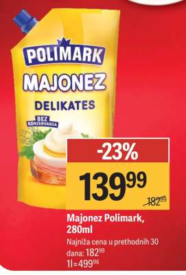Majonez Polimark , 280ml