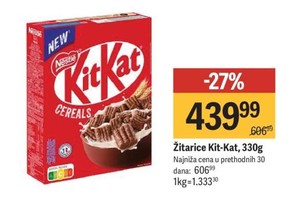 Žitarice Kit Kat 330g