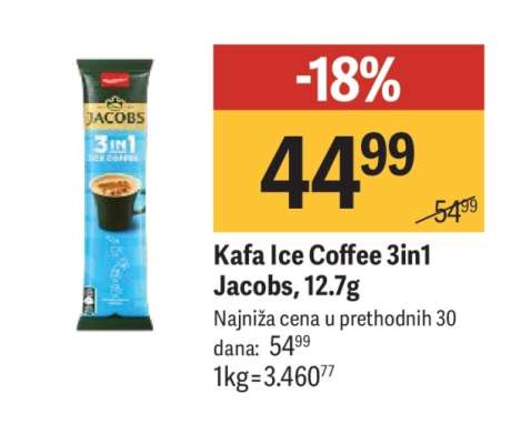 Kafa Ice Coffee 3in1 Jacobs, 12.7g