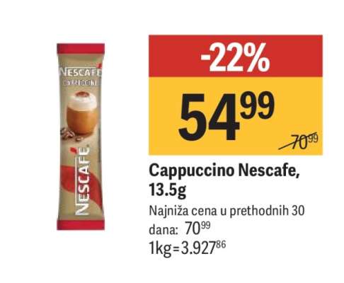Cappuccino Nescafe 13,5g