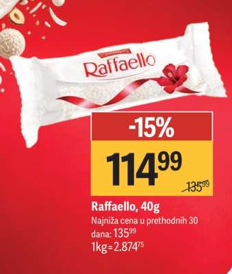 Raffaello, 40g