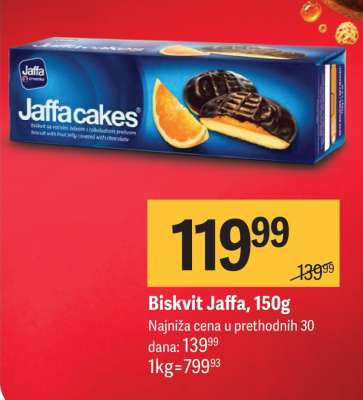Biskvit Jaffa 150g