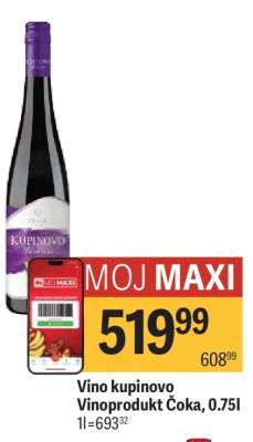Vino kupinovo