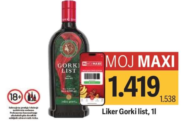 Liker Gorki list 1l