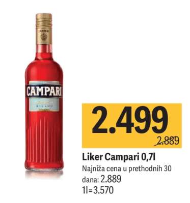 Liker Campari 0,7l