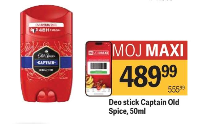 Deo stick Captain Old Spice, 50ml
