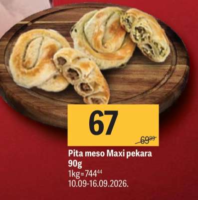 Pita meso Maxi pekara