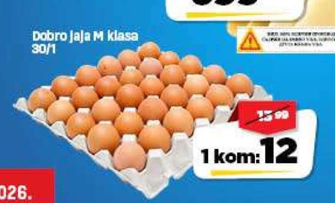 Dobro jaja M klasa 30/1