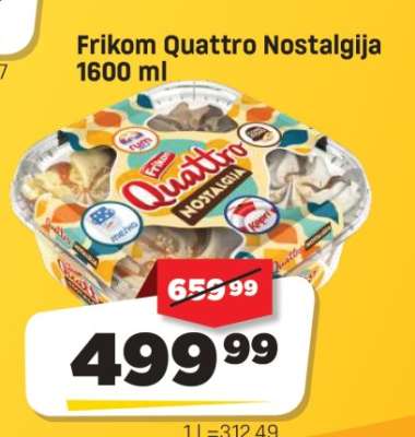 Frikom Quattro nostalgija 1600 ml