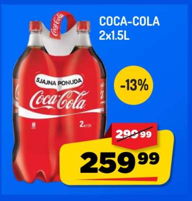 Coca Cola 2x1.5L