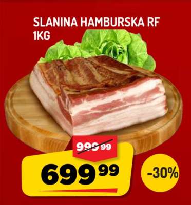 Slanina Hamburska RF 1kg