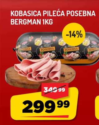 Kobasica Pileća Posebna Bergman 1kg