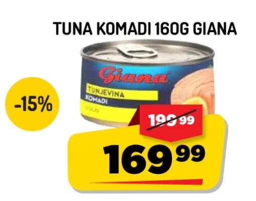 Tuna Komadi 160g Giana