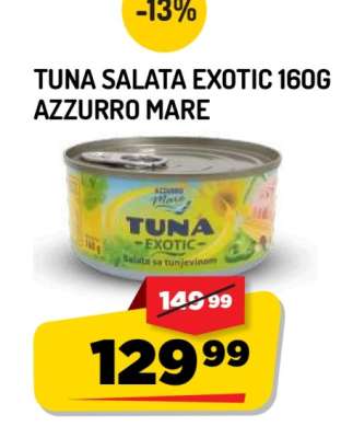 Tuna Salata Exotic 160g Azzurro Mare