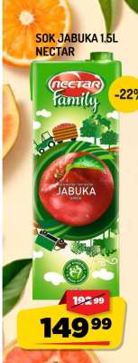 Sok Jabuka 1.5L Nectar