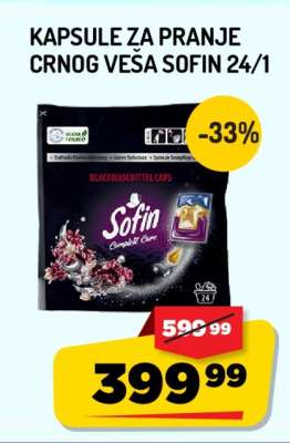 Kapsule za pranje crnog veša Sofin 24/1